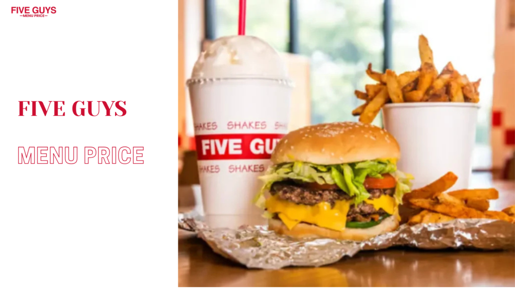 five guys menu price