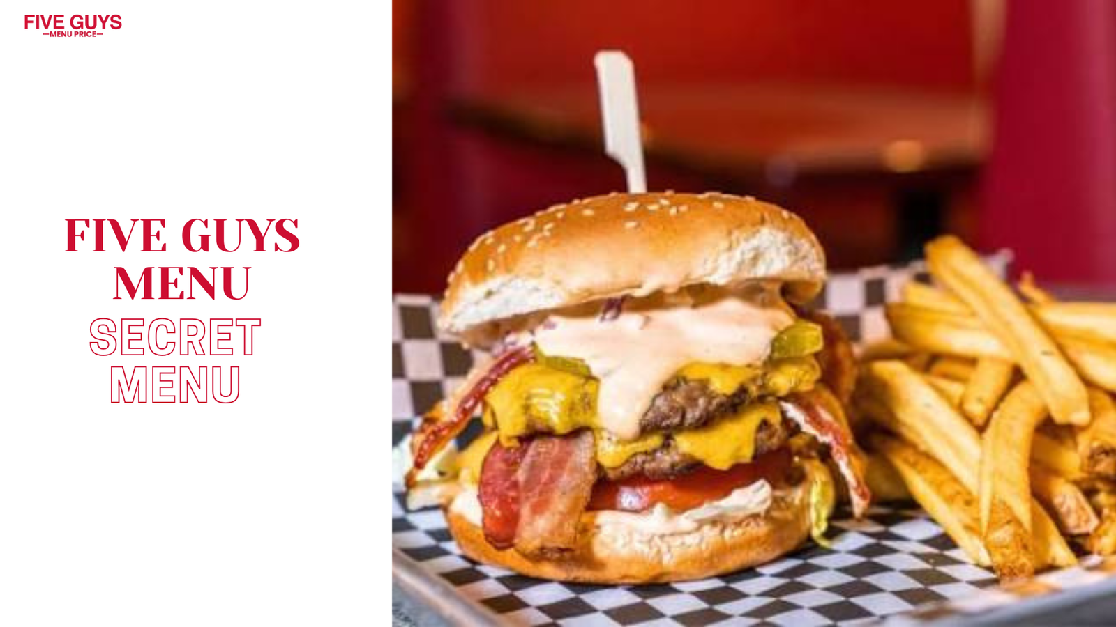 five guys secret menu
