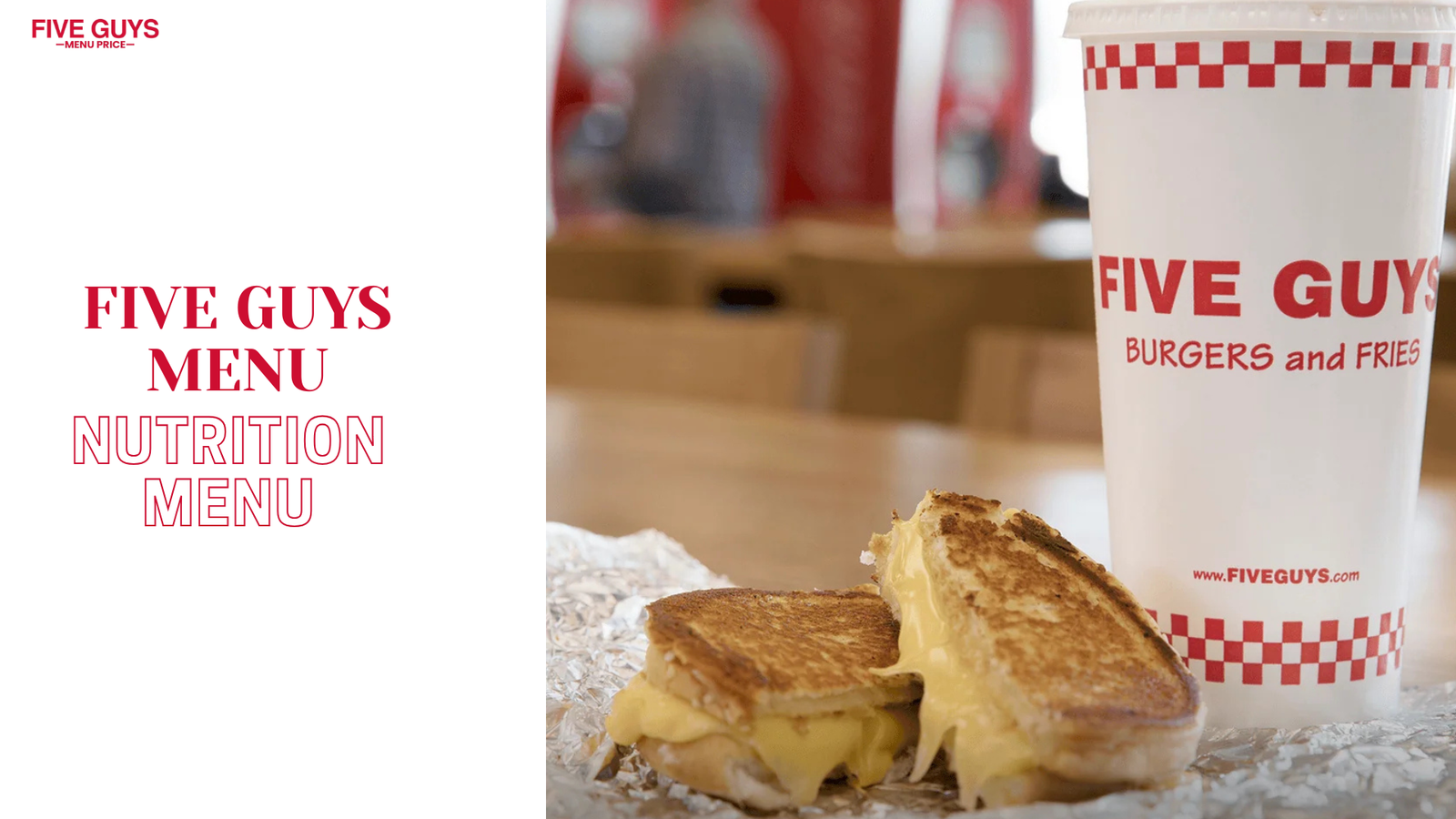 five guys nutrition menu